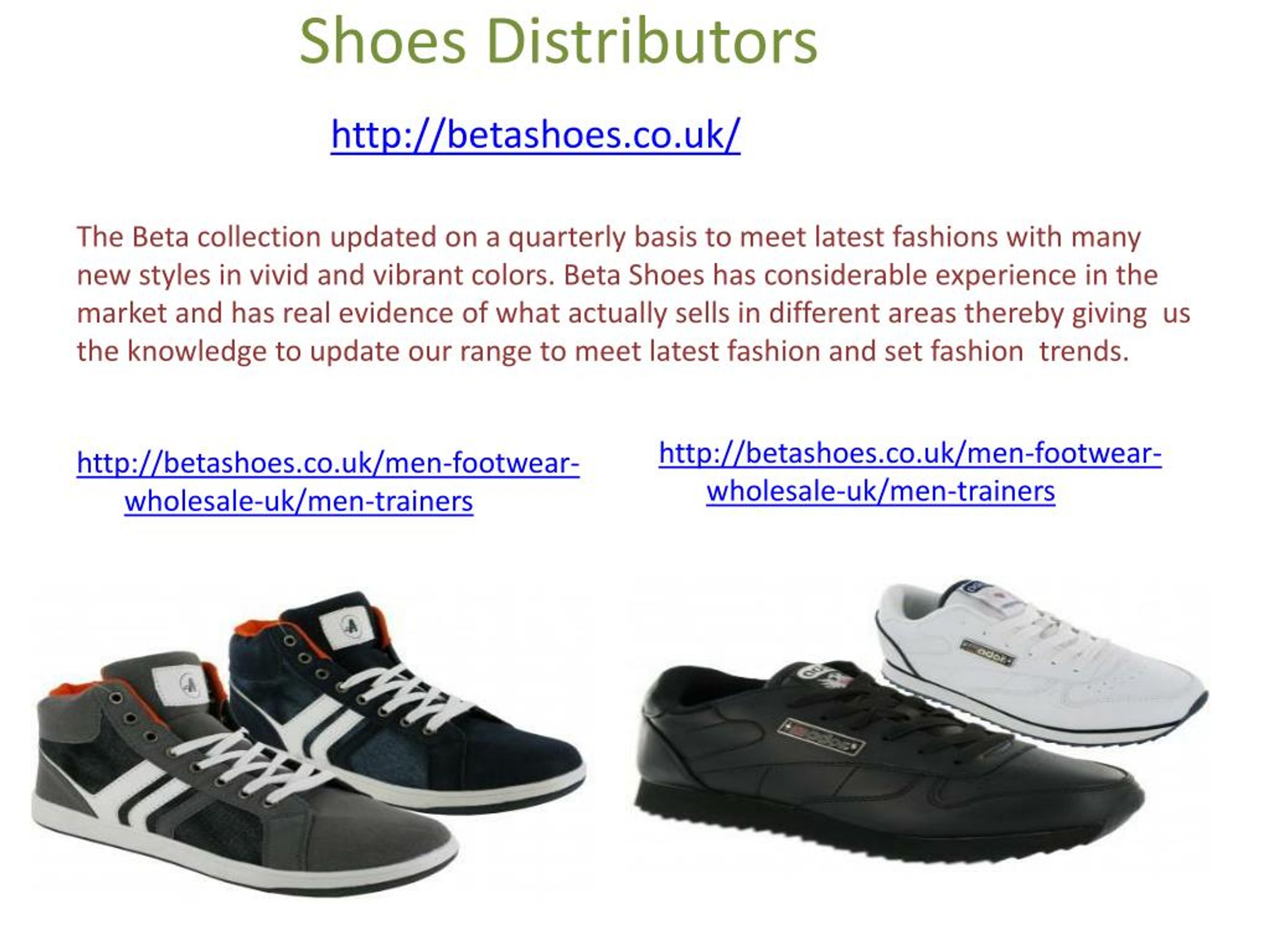 sneaker wholesale distributors