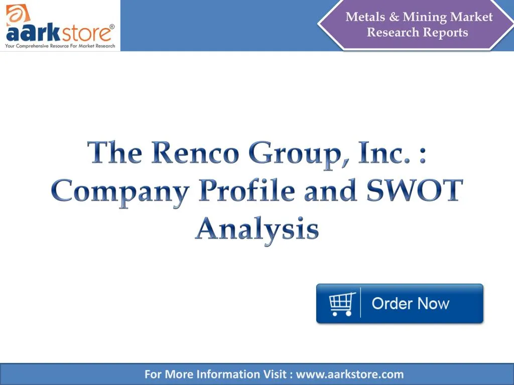 the renco group inc company profile and swot analysis n.