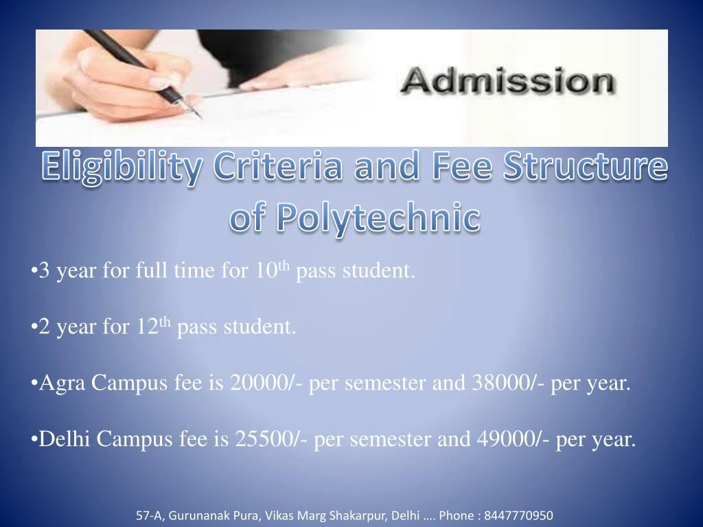 PPT - Admission In Top Polytechnic College In India PowerPoint ...