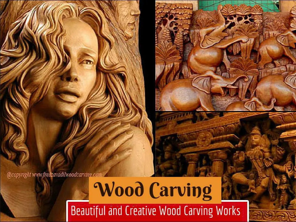 beautiful and creative wood carving works n.