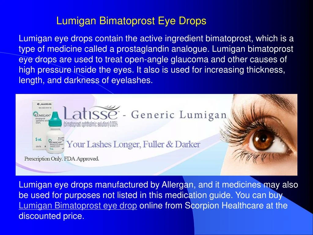 Lumigan Eye Drops Buy Online
