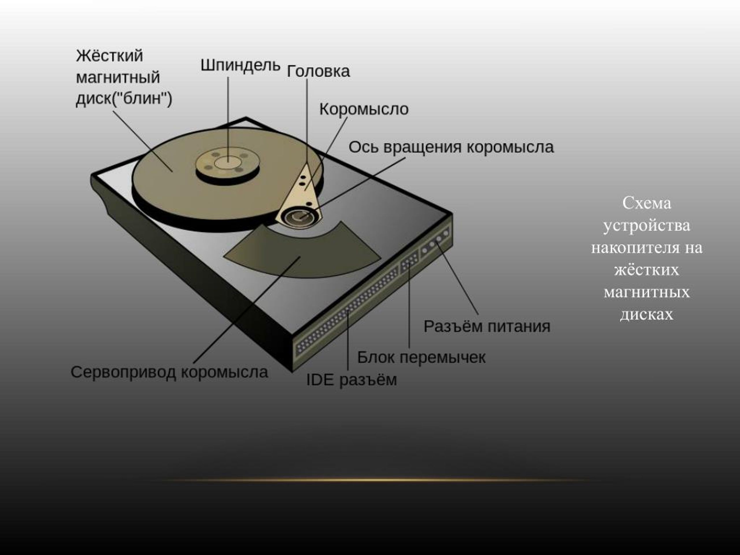 Жесткий магнитный диск это