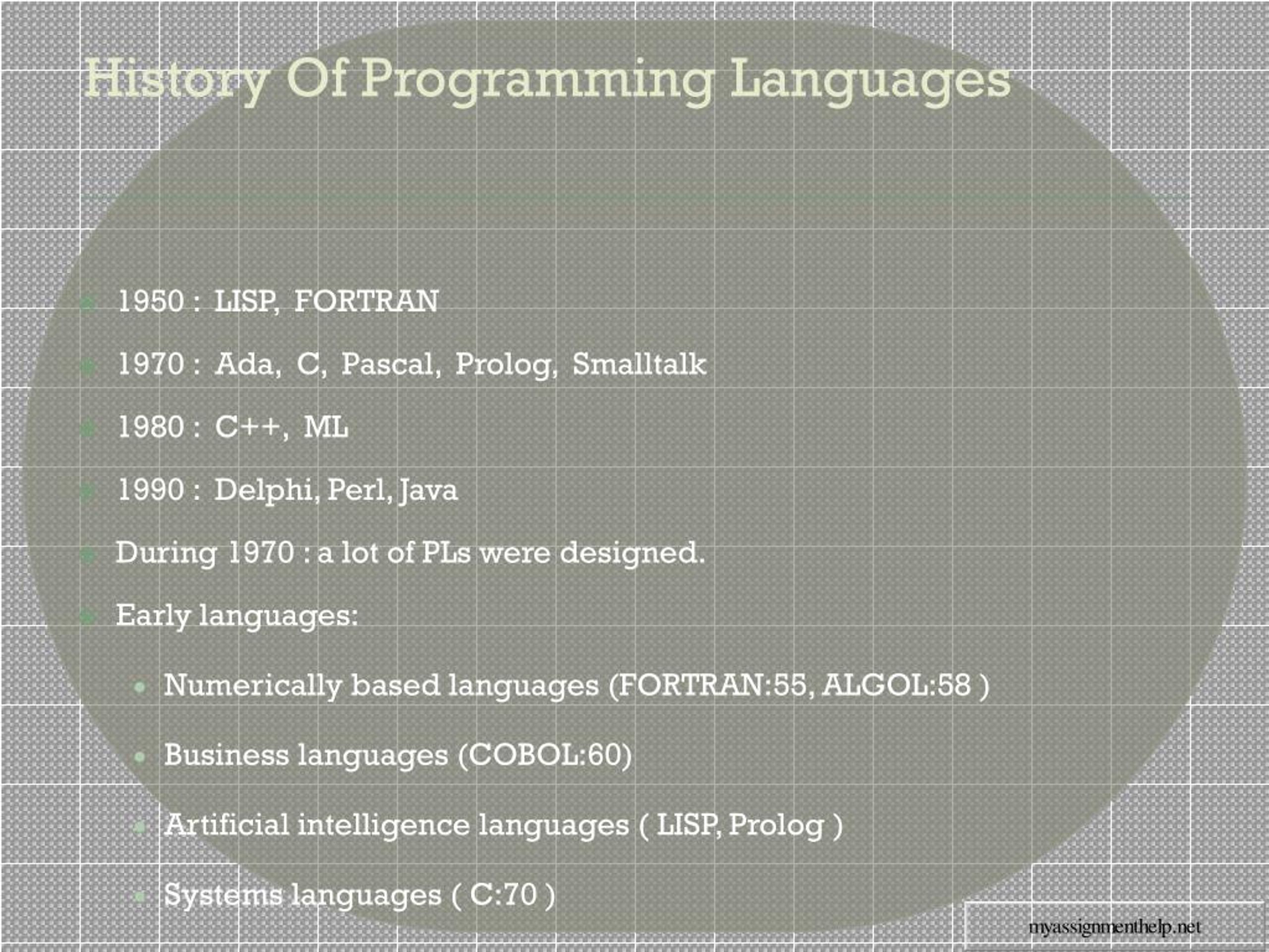 PPT - Learn Programming Languages With MyAssignmentHelp.Net PowerPoint ...