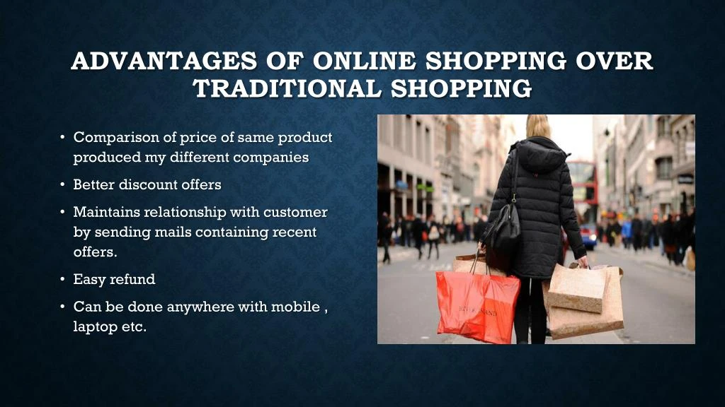 online shopping vs traditional shopping thesis