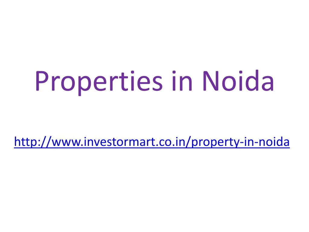 properties in noida n.