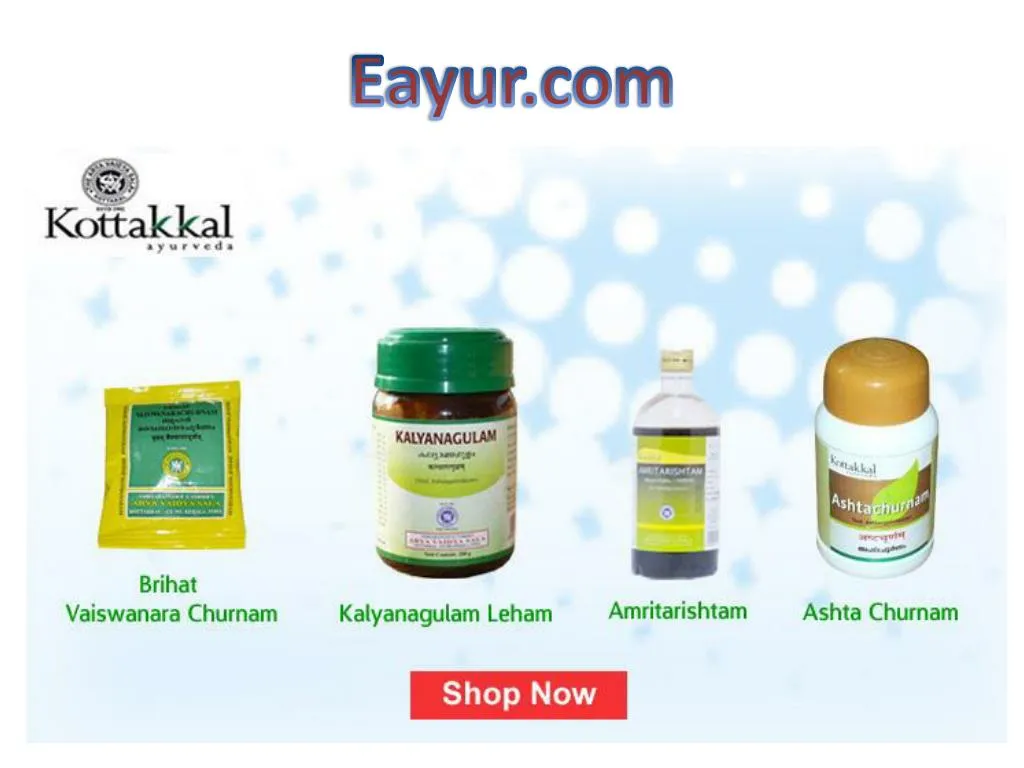 PPT - Ayurvedic Products Online India, Kottakkal Ayurvedic Products ...