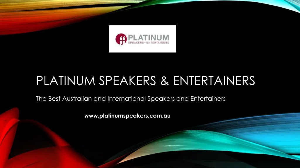 platinum speakers entertainers n.