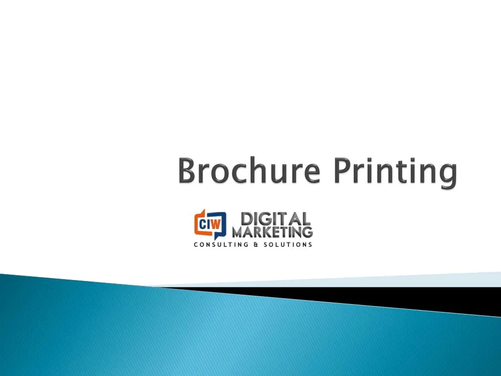 brochure printing n.