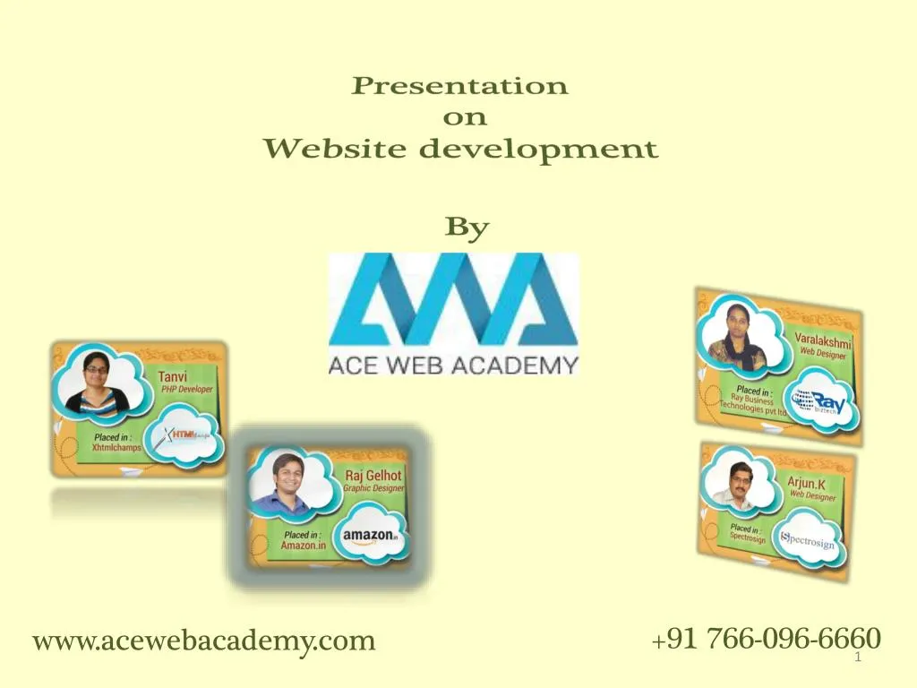 presentation on website development n.