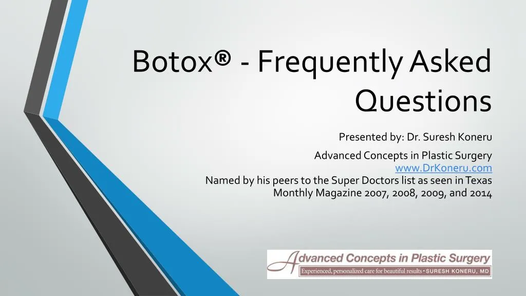 botox frequently asked questions n.