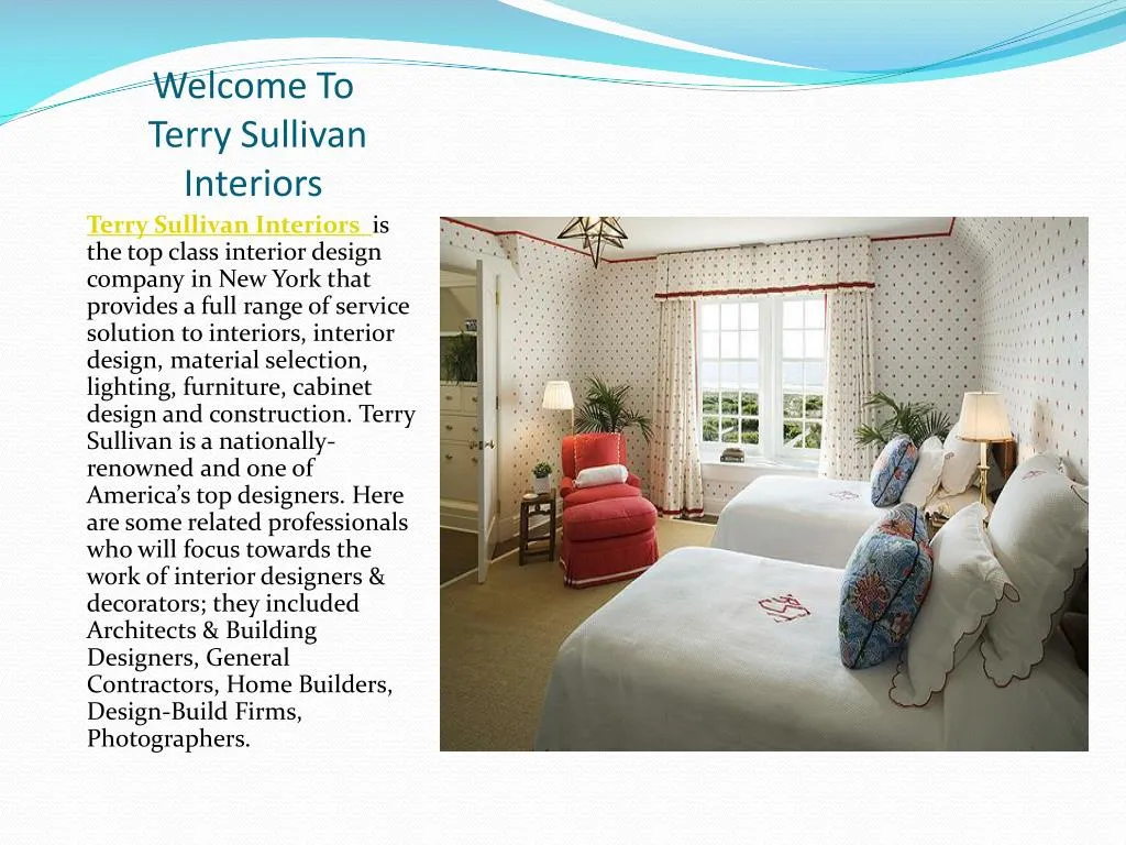 welcome to terry sullivan interiors n.