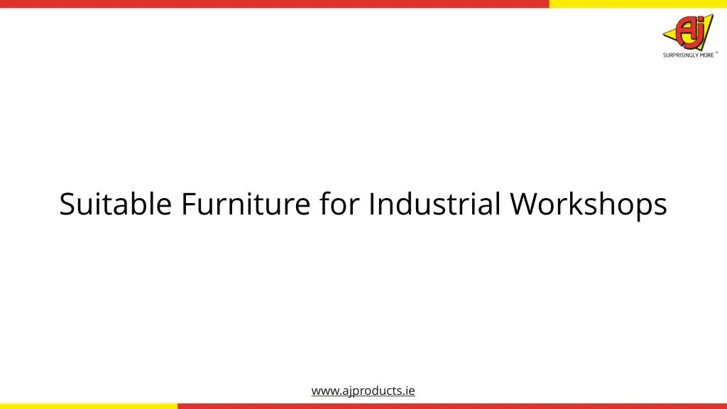 PPT Furniture and Equipment for Industrial PowerPoint