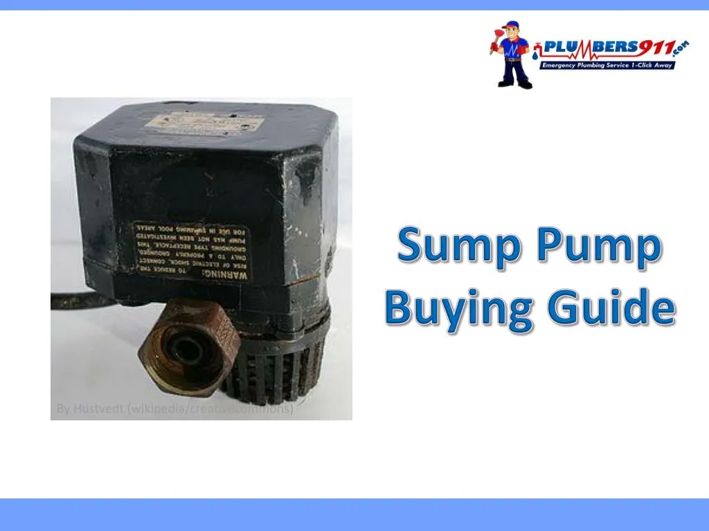 PPT Sump Pump Buying Guide for Boston Residents PowerPoint