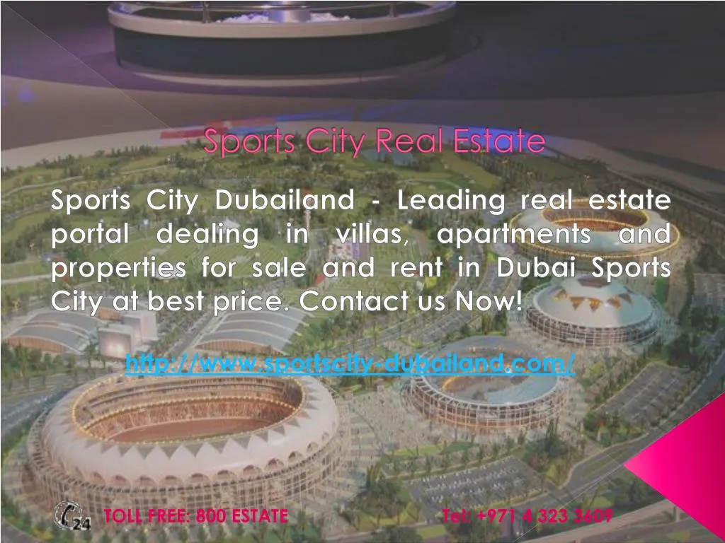 Ppt Sports City Real Estate Dubailand Powerpoint Presentation Free Download Id
