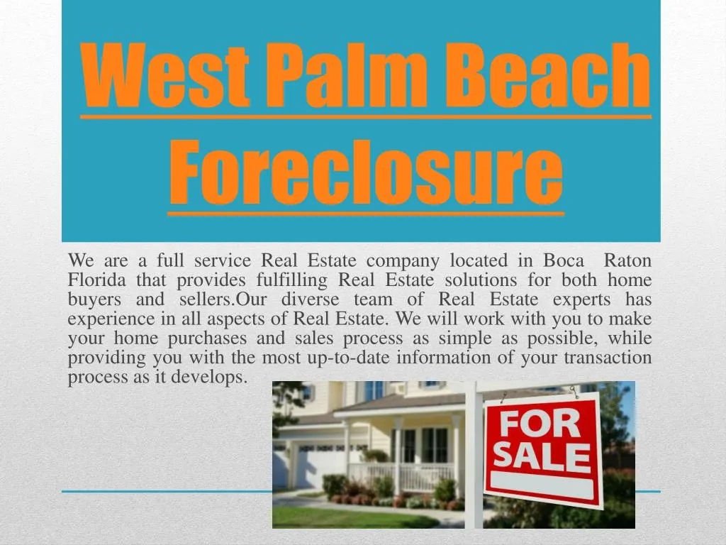 west palm beach foreclosure n.