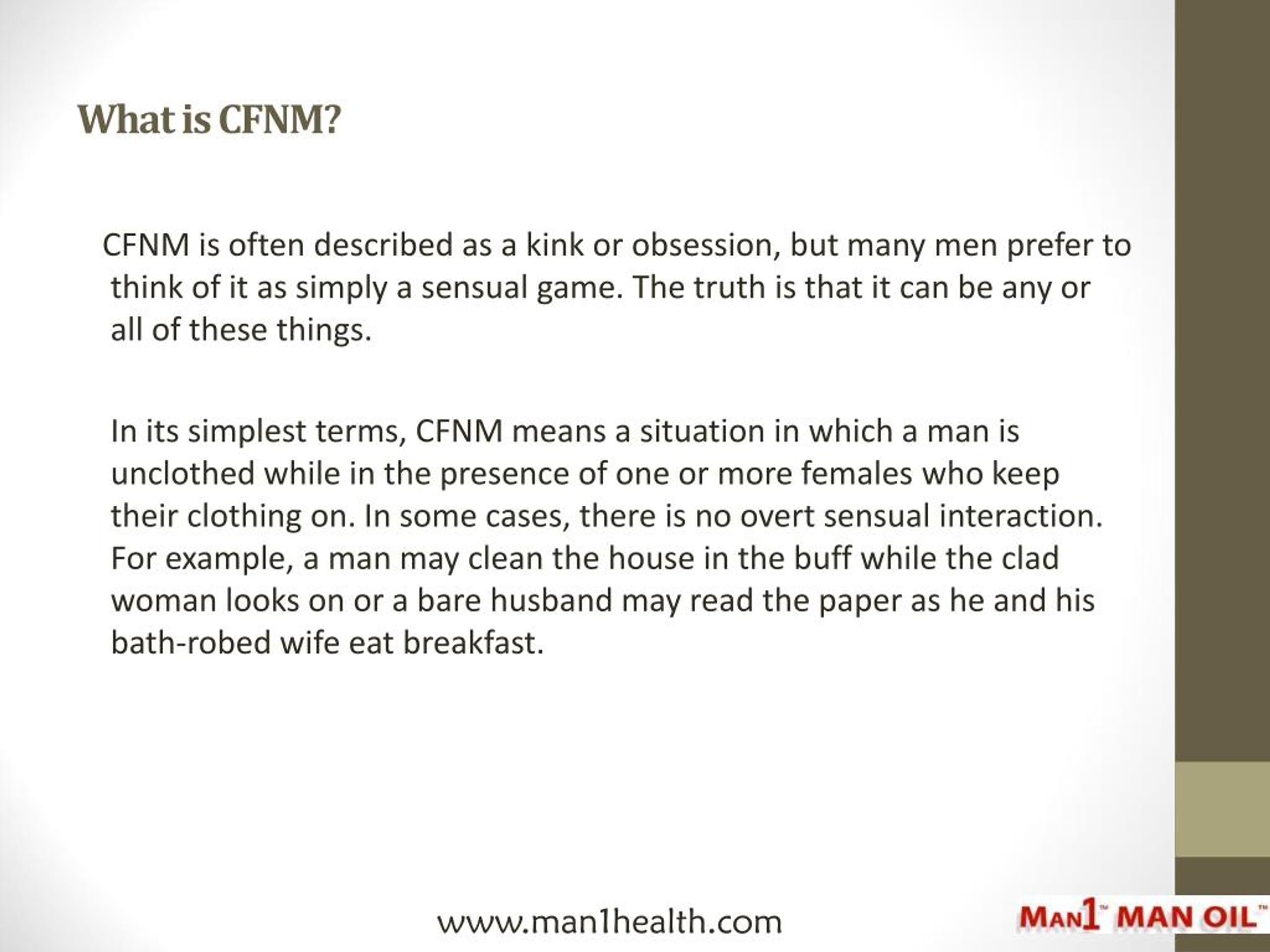 What Is Cfnm