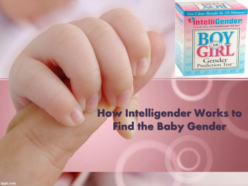 how intelligender works to find the baby gender n.