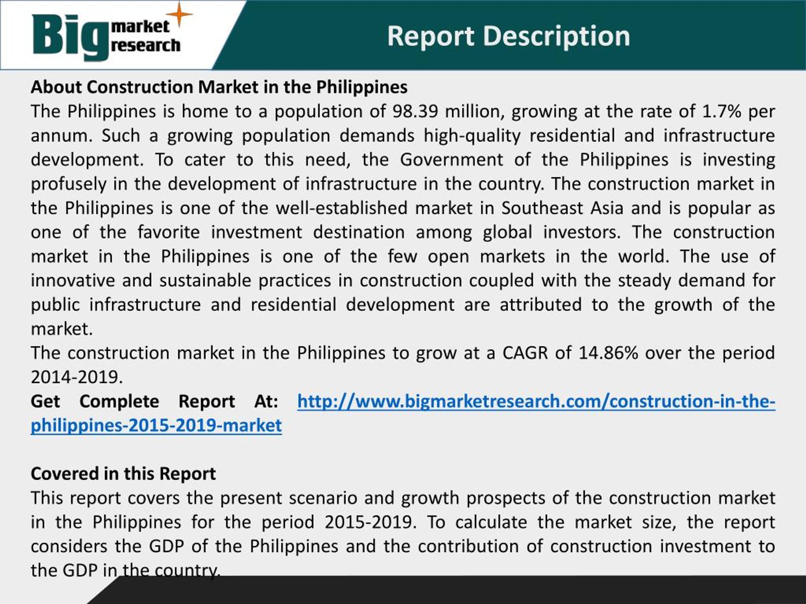 construction industry in the philippines essay