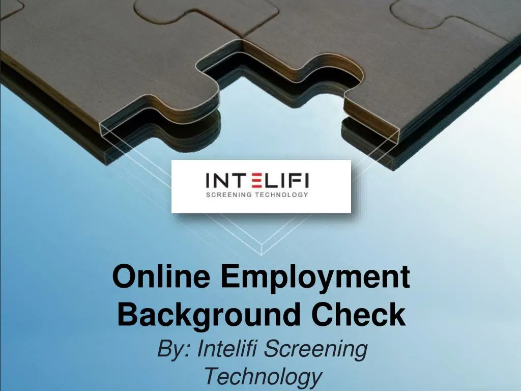 online employment background check n.