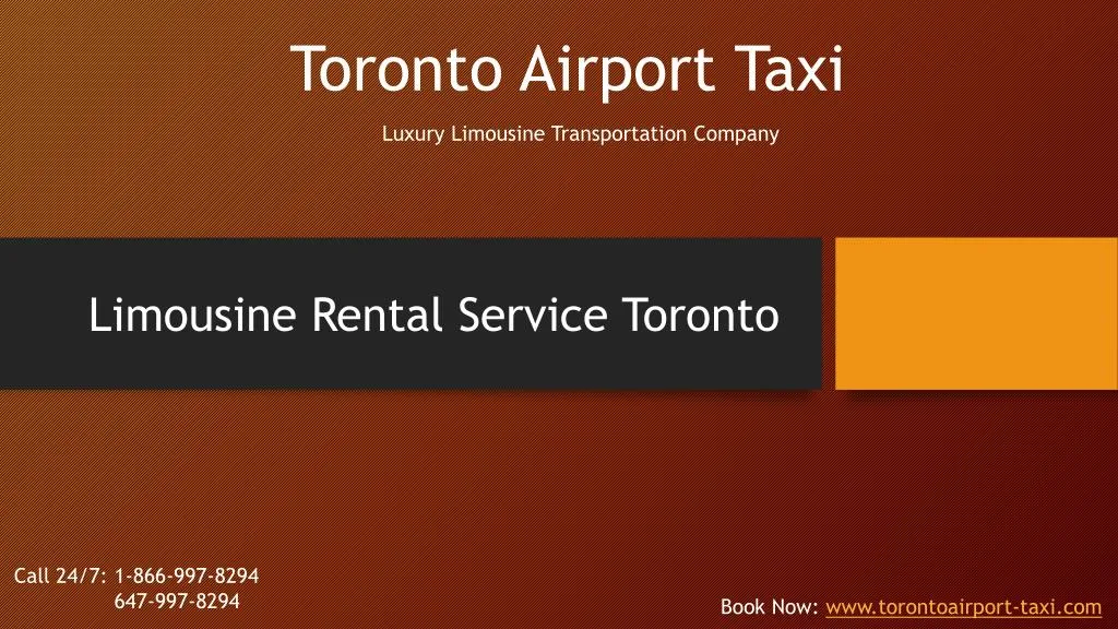 limousine rental service toronto n.