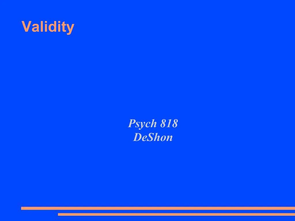 PPT - Validity PowerPoint Presentation, free download - ID:716695