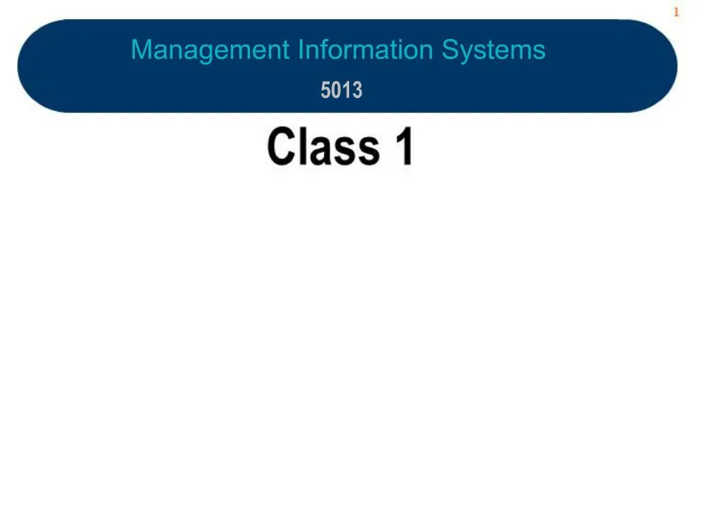 PPT - Management Information Systems PowerPoint Presentation, Free ...