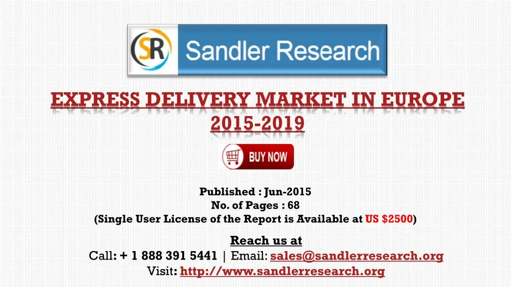 express delivery market in europe 2015 2019 n.