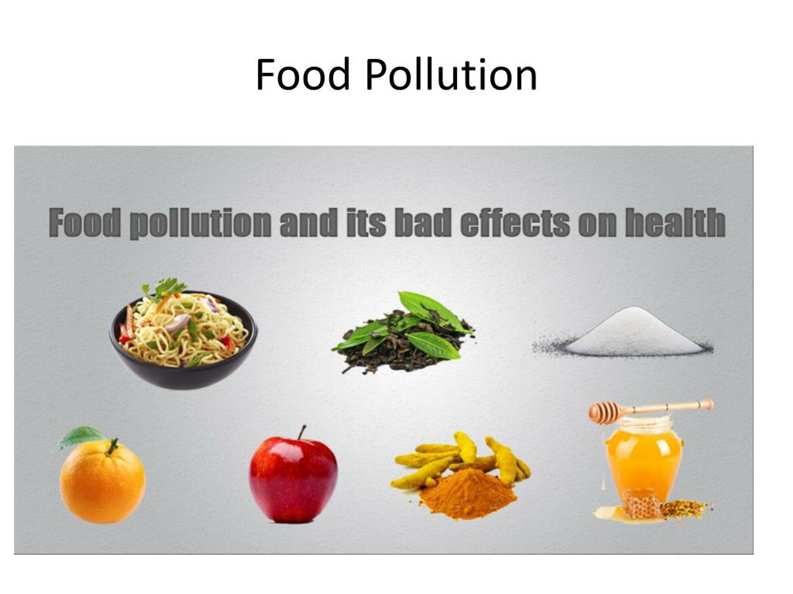 essay on food pollution