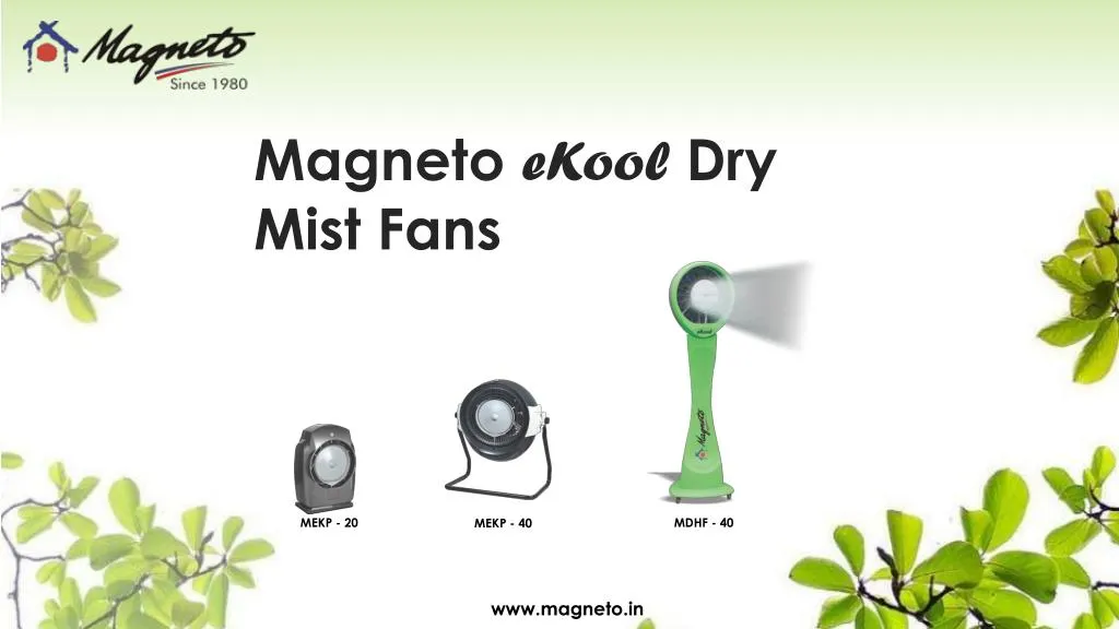 magneto ekool dry mist fans n.