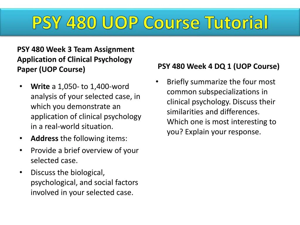 application to clinical psychology paper application to clinical psychology paper