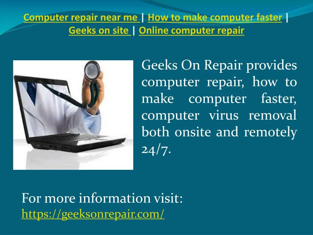 PPT - computer repair near me | how to make computer ...