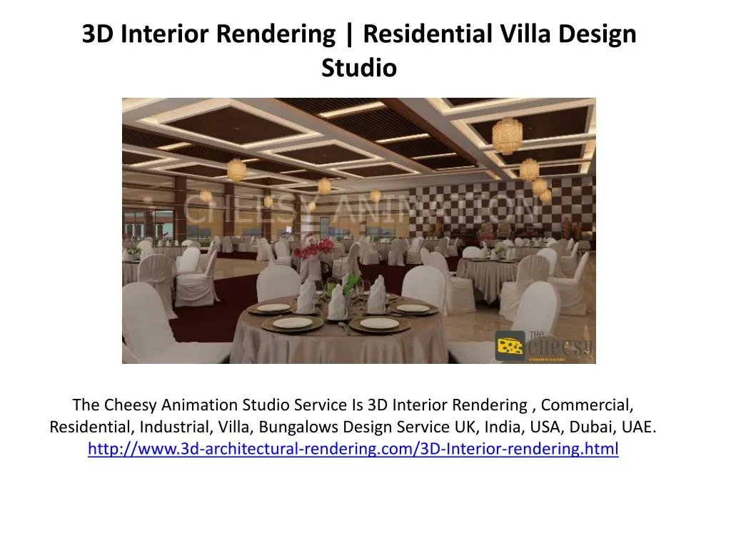 3d interior rendering residential villa design studio n.