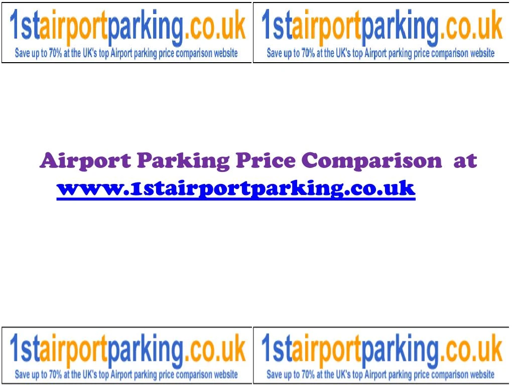 PPT Airport Parking Price Comparison PowerPoint Presentation, free