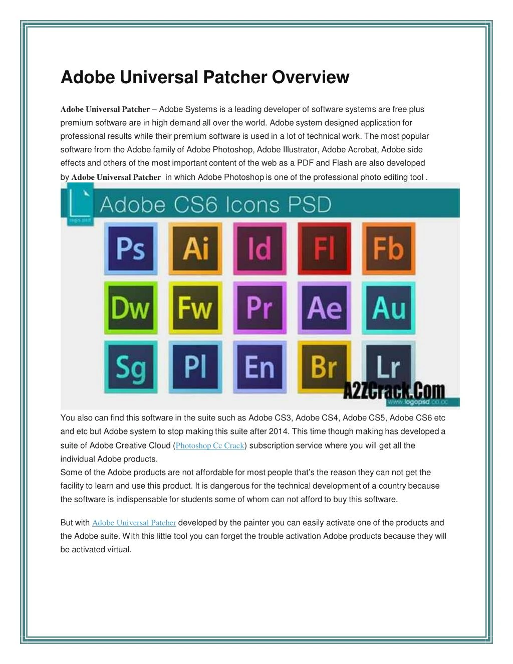 adobe universal patcher download free