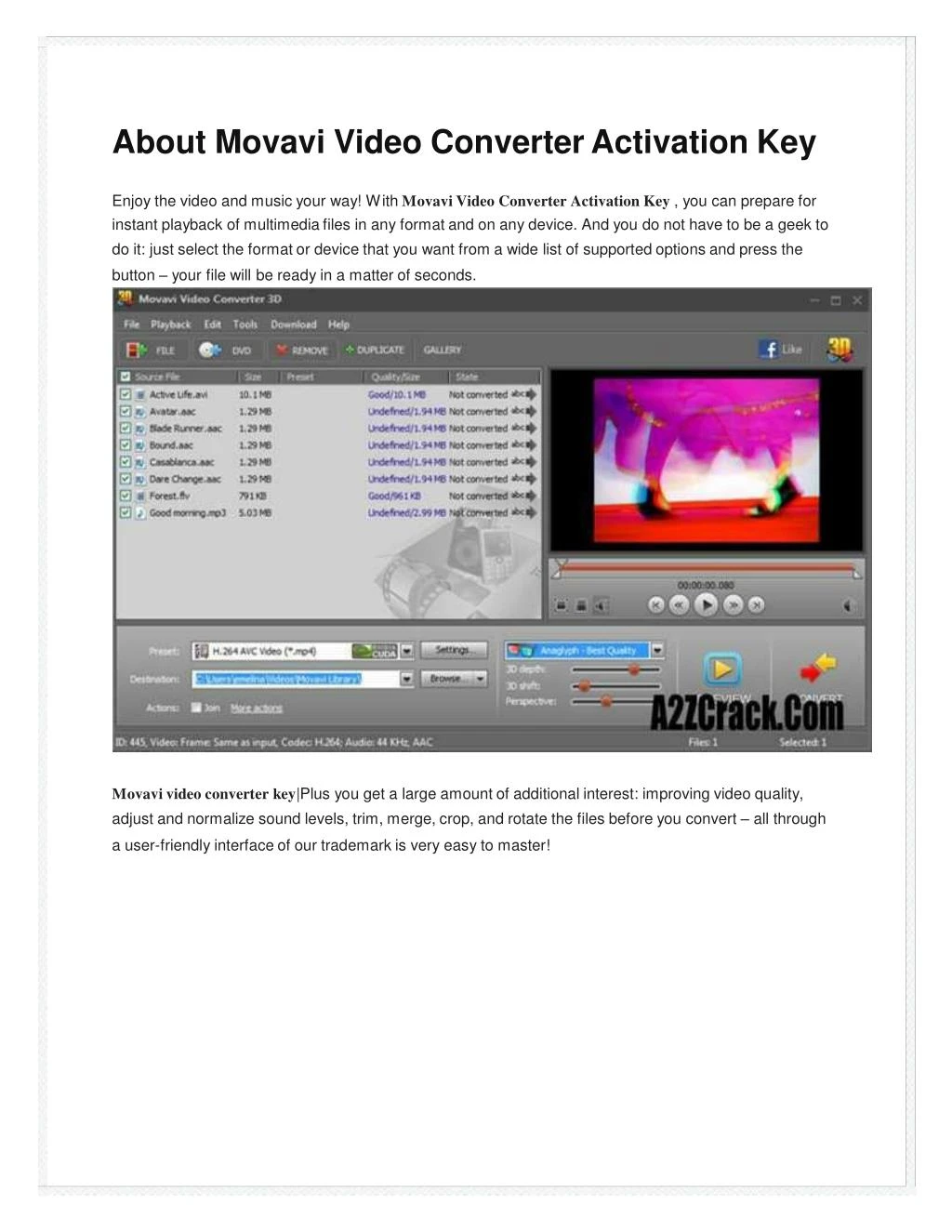 download movavi video converter activation key