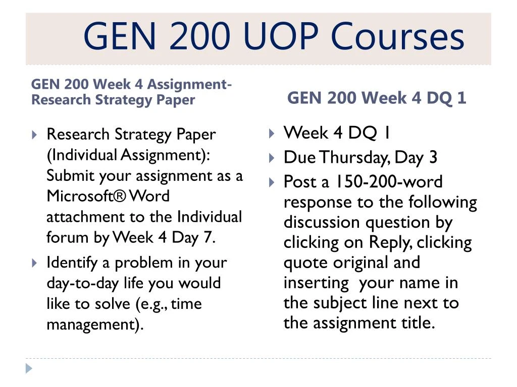 gen 200 research strategy paper week 4 gen 200 research strategy paper week 4