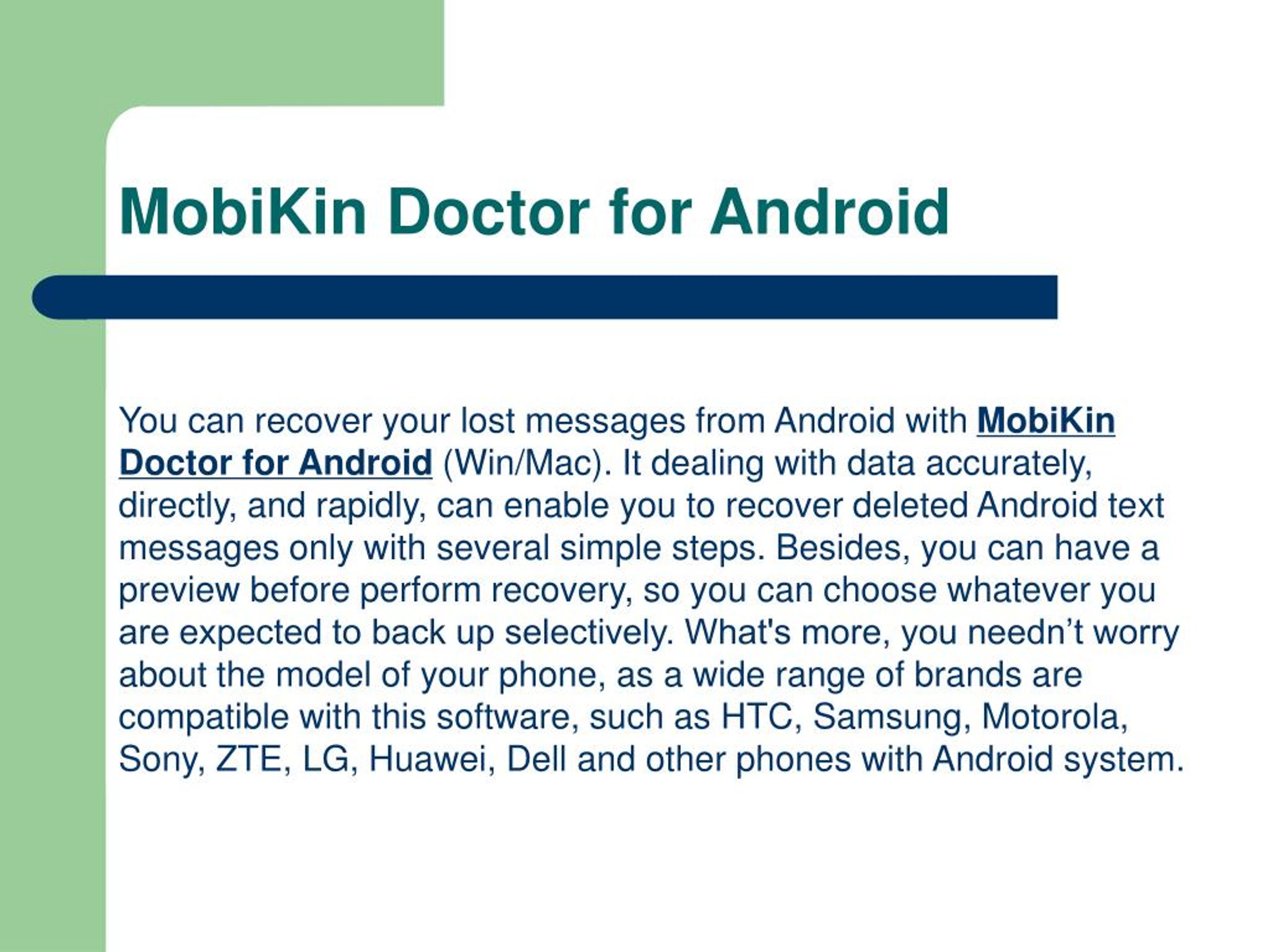 mobikin doctor for android free download
