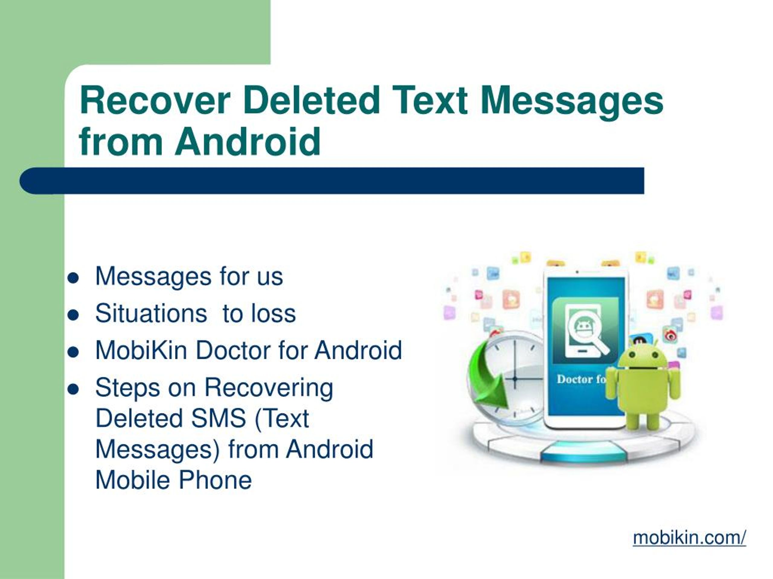 Ppt Recover Deleted Text Messages From Android Powerpoint