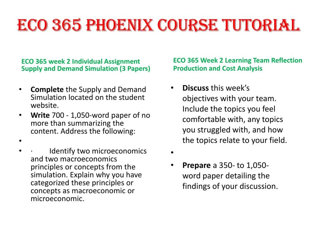 eco 365 supply and demand simulation week 2 Eco 365 week 2 individual assignment supply and demand simulation (microeconomics and the laws of supply and demand eco 365 week 4 individual assignment project kudler foods and differentiating. eco 365 supply and demand simulation week 2 Eco 365 week 2 individual assignment supply and demand simulation (microeconomics and the laws of supply and demand eco 365 week 4 individual assignment project kudler foods and differentiating.