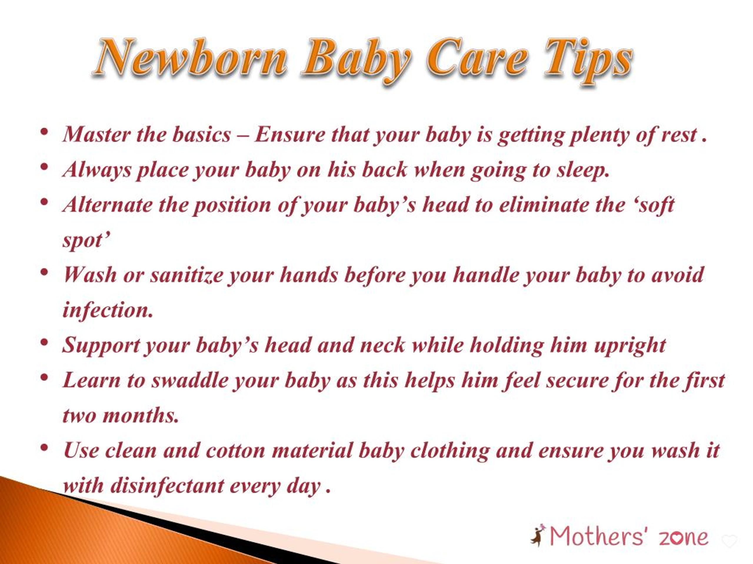 care of newborn ppt presentation