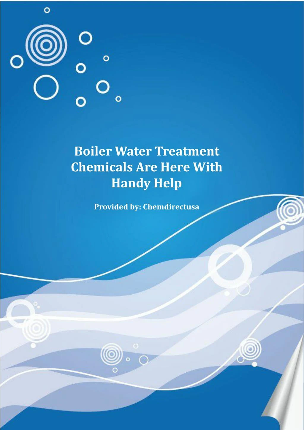 PPT Enrich Your Water Quality with Boiler Water Treatment Chemic
