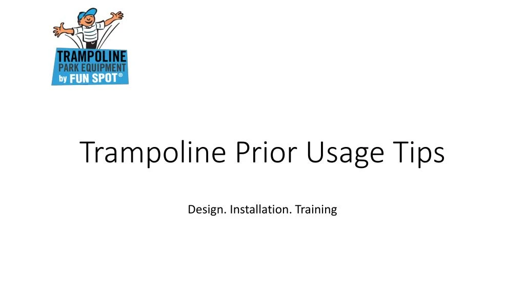 trampoline prior usage tips n.