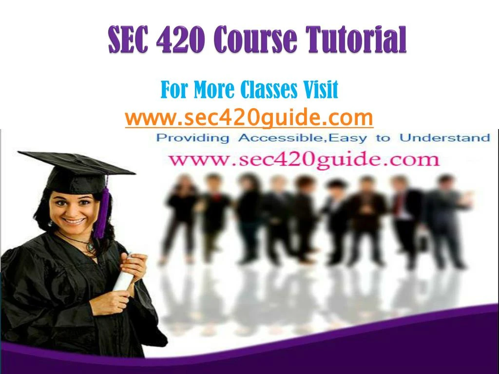 sec 420 course tutorial n.