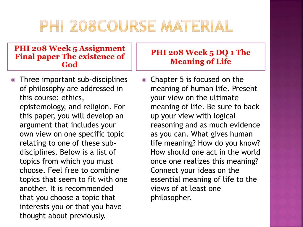 phi 208 what is philosophy phi 208 what is philosophy