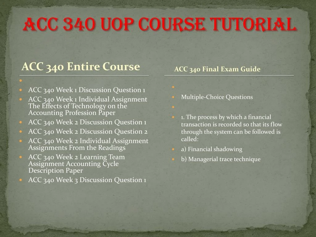 final powerpoint acc340 final powerpoint acc340