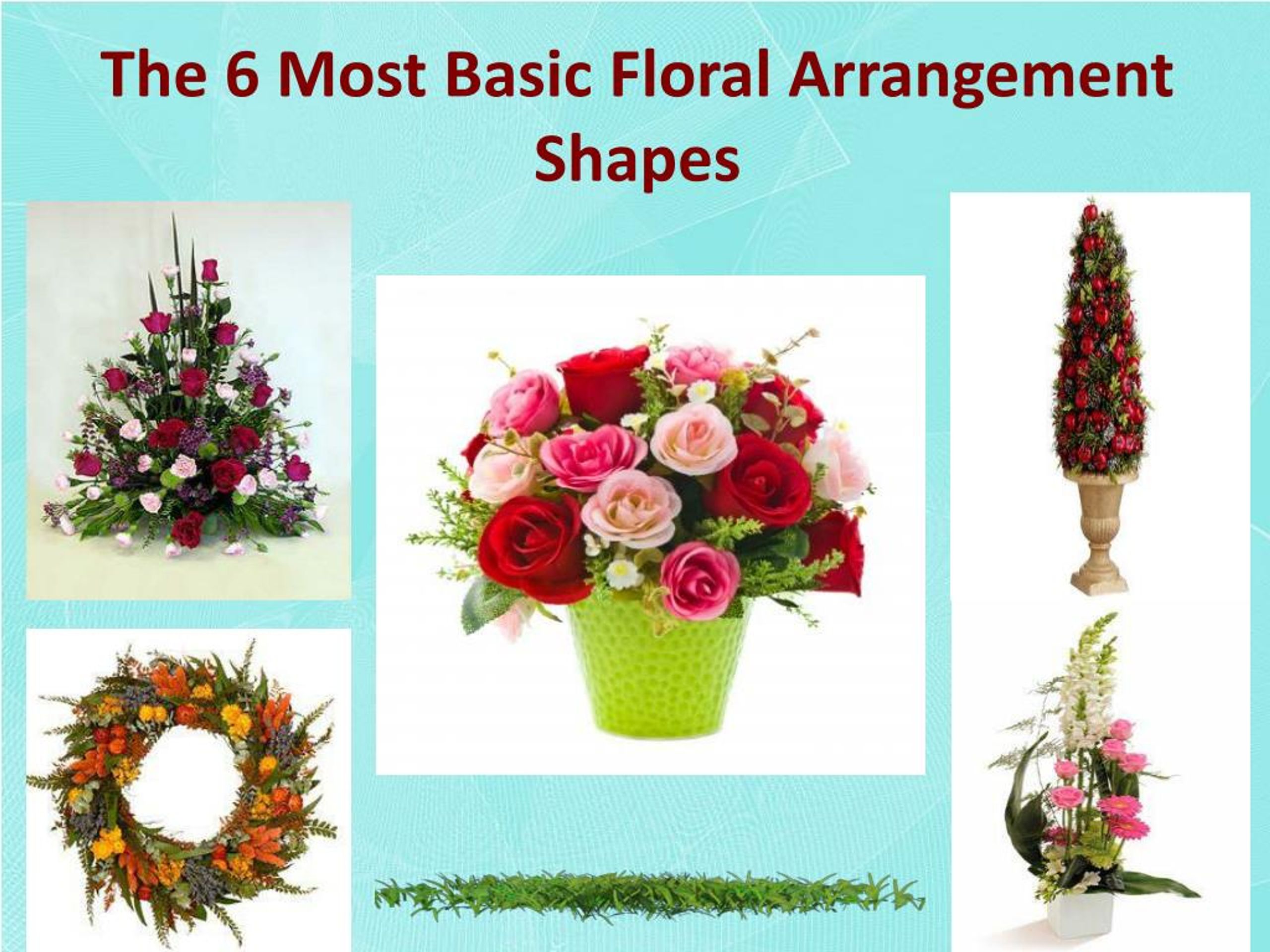 Ppt The 6 Most Basic Floral Arrangement Shapes Powerpoint Presentation Id 7176479,Salwar Kameez Dark Green Color Combination Dresses