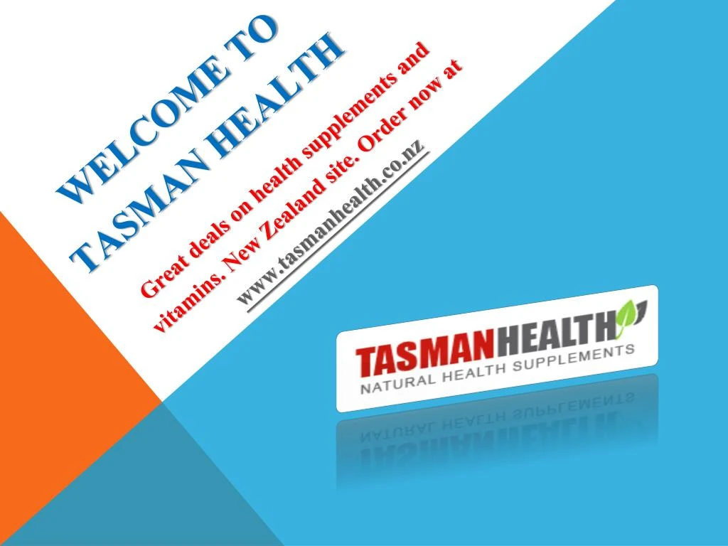welcome to tasman health n.