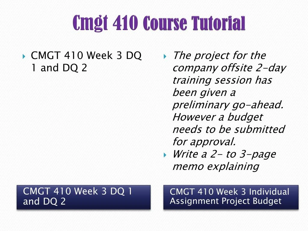 cmgt410 project budget cmgt410 project budget