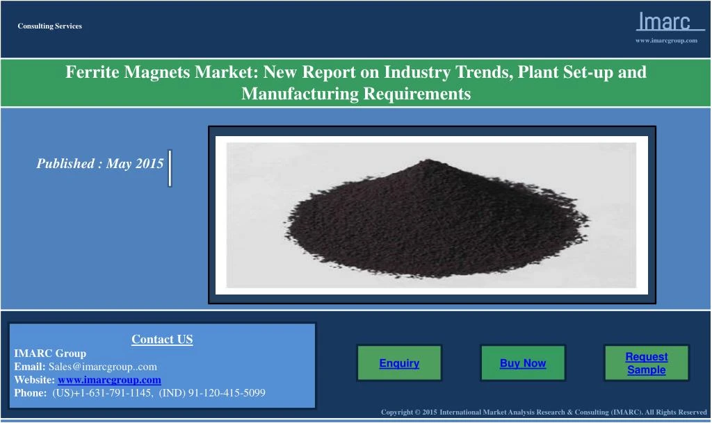 PPT Ferrite Powder Manufacturing Plant Report PowerPoint