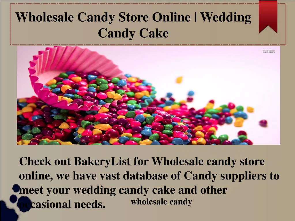 wholesale candy suppliers